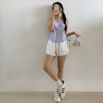 아우아(AUA) 돌핀 밴딩 숏팬츠 / 데일리 트레이닝 팬츠 숏, 블랙, L : 아우아AUA