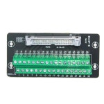IDC 34P-터미널 어댑터 보드 모듈 IDC34Pin 인터페이스 PLC 릴레이 브레이크아웃 터미널 블록 : 미주피파