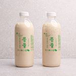 맷돌로 갈아만든 100% 국내산 콩물 백태/우뭇가사리/ 콩물파우치/서리태/혼합 2병 묶음 500ml 1000ml : 오늘신선