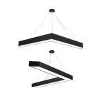 튜닝샵 카페 전등 램프 천정 헬스장 전시 화살표 조명 블랙브이원암120cm-120 아이스블루 : 팔탄셀4