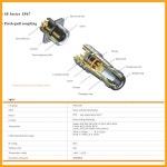 P82A SF2810 방수 커넥터 3-26 핀 항공 플러그 소켓 세트 : 이룸종합몰15