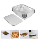 30 Pcs 주석 상자 알루미늄 호일 식품 용기 일회용 베이킹 트레이 바베큐 팬 케이터링 파티 액세서리 피크닉 : 수호마켓25