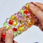 무지개소리주물럭 무지개소리말랑이 4개 ASMR 스퀴시 촉감 : 홍판다