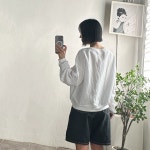 린넨맨투맨 : 캐롤라인클로젯
