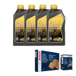 GM쉐보레 더 넥스트 스파크 16-18년 1.0가솔린 엔진오일교환세트 세븐골드9 RV C3 5W30 4L A2651+O0352 : 오일앤파츠