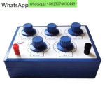 저항 박스 정밀 가변 데케이드 0-9999.9 물리 교육 전기 기기용, J2361 : 케어상사16