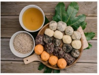 코코농수산물 제주 황칠 오메기떡 5가지 맛 30개입 : 코코농수산물
