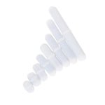 8Pcs 교반 로터 흰색 자석 바 산성 알칼리 저항 실험실 믹서 막대 패션 독특한 B 유형 : 신뢰무역몰