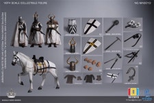 [예약][특전포함] 101TOYS x PP Studio MA001D 중세 튜턴 기사 3종 세트 1/6 액션 피규어 : ASL 스토어