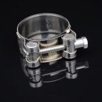 304 스테인레스 스틸 강력한 호스 클램프 배기 공기 물 파이프 내구성 씰링 강력한 강도 수리 용접 도구 : 이십육플렉스