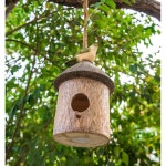 둥지 꾸미기 기와 새장 정원 펜션 장 나무 야외 새집 펜던트 둥지를 인테리어 새둥지 새 둥지를 기다리다 : 더 다 온