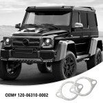 자동차 0002를 대체 120 변환기 OEM 개스킷이 플랜지 촉매 4PCS 트럭용 2PC : 토탈이커26