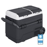 110 APP 68 RV를 캠핑 제어 12V 53QT 블랙 바퀴가 24V AC 쿨러 12 : 토탈이커26