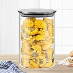 인컴디자인 푸드 내열유리 밀폐용기 2개세트 8.5cm 700ml : 인컴몰