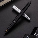 란비 히어로 329-2 만년필 파인 니브 0.5mm (블랙) YX329-2-Black : Jaso