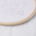 미주니상점 프랑스자수 용품세트(망초꽃) 입체자수 태교바느질diy 감성디자인 나만의작품 야생화자수 : 미주니샵