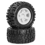 4pcs 90mm 몬스터 트럭 타이어 휠 Hex TRXS E-Revo MJX 16207 SCY HBX 1/16 RC 자동차 업그레이드 부품 : 주호유통