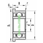 ZH 부티크 플랜지 6MM 30 10 MF95ZZ LF950ZZ : 친절한 몰