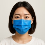 파란색 덴탈마스크 100매 귀편한 마스크 숨쉬기편한 마스크 민주당 화이팅 : 위케어