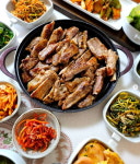 미소그릴 직영 한돈 양념 갈비 구이 밀키트 1kg 택배 : 미소그릴