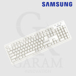 삼성 정품 유선 키보드 SPA-JKA1BUW 화이트 USB방식 멤브레인 106키 키스킨포함. : 대리점정품스토어