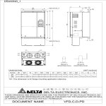 10K 단계 PLC 기능이 내장된 Delta C2000 시리즈 3상 주파수 변환기 5.5KW VFD055C43A-21 : 프린스타47