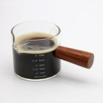 에스프레소 샷잔 샷글라스 내열유리 우드 110ml : 몰여와