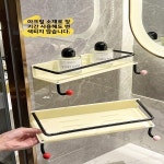 위장 랙 아크릴 1층 미포함 욕실 화장실 샤워 세제 수납 : 케어상사16