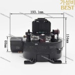 35W 전기 영동 검정색 쉘 벽걸이 형 보일러 팬 가스 온수기 모듈 용광로 : 간이아웃