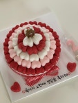 미니하트설기 떡케이크 답례떡 생신 어린이집 유치원 안양 수원 과천 분당 광명 : 싸알럽 HAPPYPOP