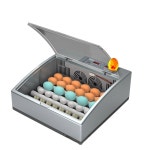 자동 병아리 부화기 계란 디지털 업소용 최신형 유정란 인큐베이터 온도조절 16구 오리알 1 6매 싱글 액정+일수+조명등 내장 : 한로울원