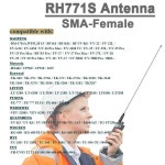 RH771S 소프트 휩 안테나 초미세 SMA-암 VHF/UHF 바오펑 UV 5R UV-5RH UV-13 Quansheng UV-K5 워키토키 액세서리 : 파파라운지