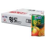유동 황도 슬라이스 400g 1박스(24개입) : 두배로마트