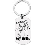 남자용 PLwelth Dad Keychain 자동차 백팩 선물 아들 딸의 아버지 생신 크리스마스 선물 1 Dad Tools Keychain : 저스트원1