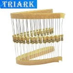 50PCS 1/2W 5% 1R~1M 탄소 필름 저항기 100R 1K 4K7Ohm : 케어상사16