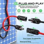 온애이 반돈 12AWG 태양광 XT60 케이블 패널과 RC 배터리 RV 발전소 발전기용 30피트 어댑터 충전 연장 12AWG3FT : 와이제이브이컴퍼니
