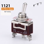고전류 실버 접점 스위치 토글 1121 자동 1021 온오프 15A 1221 250V 셀프 리셋 1021 : 미피와사냥꾼