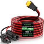온애이 반돈 12AWG 태양광 XT60 케이블 패널과 RC 배터리 RV 발전소 발전기용 30피트 어댑터 충전 연장 12AWG3FT : 와이제이브이컴퍼니