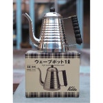 52274 커피 포트 웨이브 fl L 33 1 oz 8 나무 손잡이 물결 주전자 1L : 에이마켓1