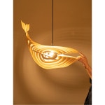 고래 천장 라탄 이자카야 60CM 아이방 웜라이트 스몰 카페 일식집 매장용 인테리어 천정 램프 조명 천장등 : 고목그늘