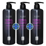 댕기머리 프로페셔널 허벌 헤어 케어 샴푸 1000ml 3개 : YEPPEN SKIN