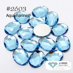 스와로브스키 2603 / 8x6mm (4pcs)– 오벌 Oval 타원형 크리스탈 큐빅 네일아트 파츠 : 제이후네일