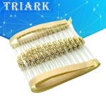 50PCS 1/2W 5% 1R~1M 탄소 필름 저항기 100R 1K 4K7Ohm : 케어상사16