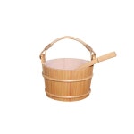 목욕탕 물통 사우나 샤워 전통 식 배럴 휴대용 온천욕 물바구니 우드 시더 목욕다라이 나무주걱 백송나무 : 직구만물상점