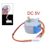 Yohii 2Pcs 28BYJ-48-5V 4상 5와이어 DC 5V 기어 스텝 스테퍼 모터- (G7.23) [DS-DS] [BK-F5] : blackbun-010