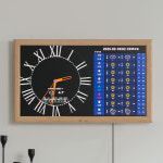 국산 플라이토 와이파이 더퓨처 프레임 LCD 벽시계 시즌2 IPS패널 : 하림엘이디