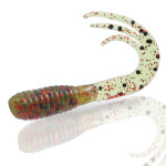 캣츠크로우 트리플그럽 쏘가리웜 꺽지 우럭 광어 그럽웜 026 워터 멜론 레드, 5cm(2인치) : 철아낚시가자