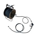 [부품] 배관세척호스릴 + 연결호스 + 중간건풀셋트 100M ( 내경 1/2 2와이어 ) 노즐포함 : 탑공구철물점