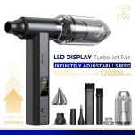 무선 이어폰 120000 RPM 고속 진공 청소기 휴대용 강력한 무선 자동차 세트 키보드 가정용 : 삼팔-유통