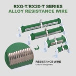 전원 조정 가능한 브레이크 트랜지스터 100R 저항 150R 저항기 슬라이딩 가변 테스트 25W50W100W150W200W 1R 부하 500 RX20 25 Watts 1... 